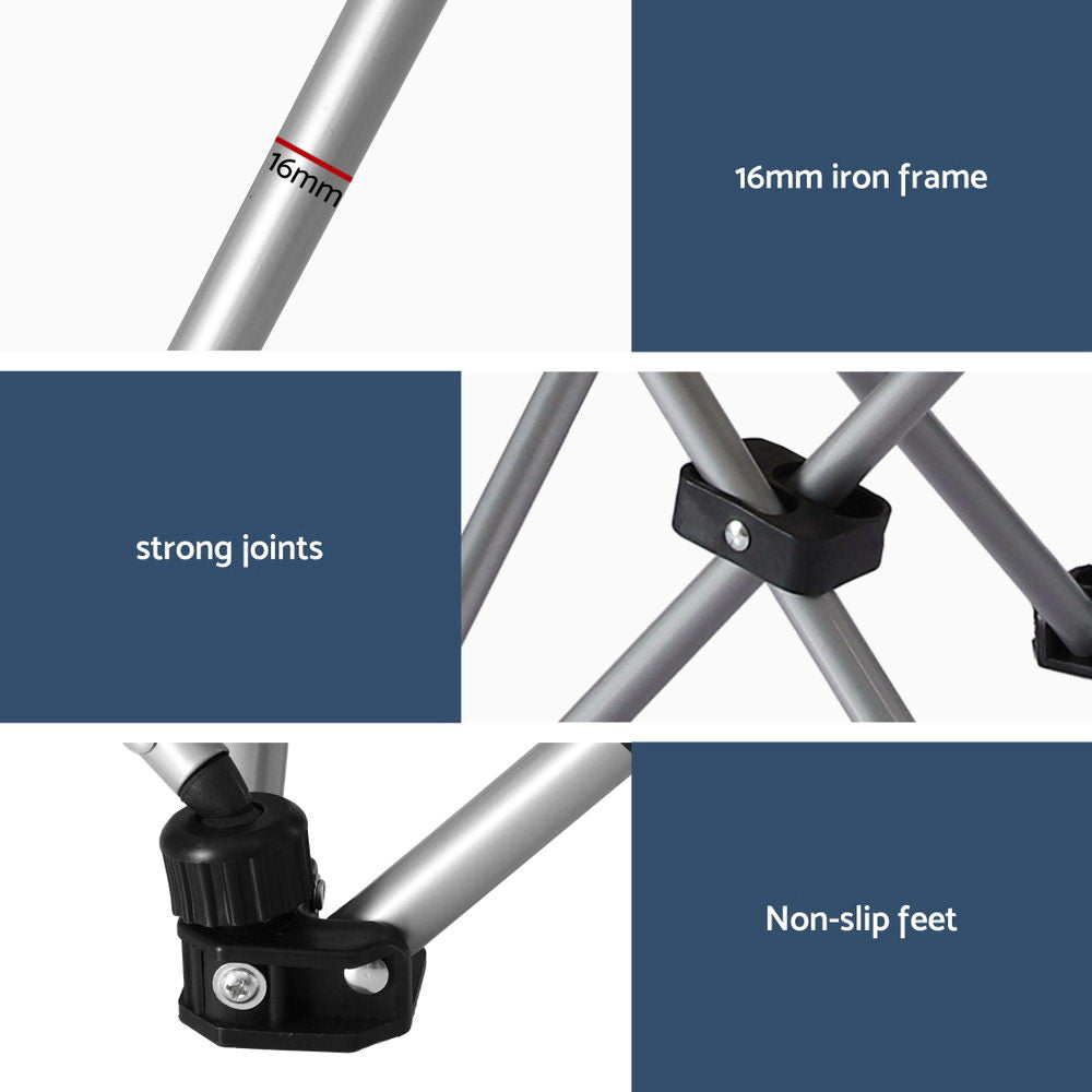 Weisshorn Camping Chair Reclining Adjustable Portable Outdoor Folding Lightweight-Outdoor Recreation > Camping > Camp Furniture-PEROZ Accessories