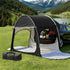 Weisshorn Camping Tent Car SUV Rear Hatchback Tents Canopy Portable Outdoor Family Black-Outdoor Recreation > Camping > Tents-PEROZ Accessories