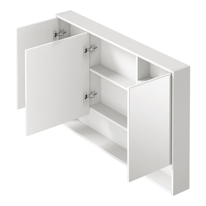 Welba Bathroom Mirror Cabinet LED Wall Storage 1200x750mm-Bathroom Cabinet-PEROZ Accessories