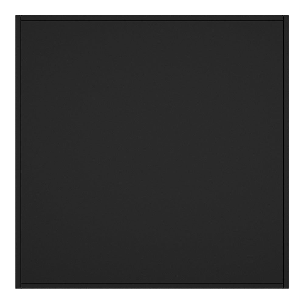 Welba Bathroom Mirror Cabinet LED Wall Storage 750x750mm Black-Bathroom Cabinet-PEROZ Accessories