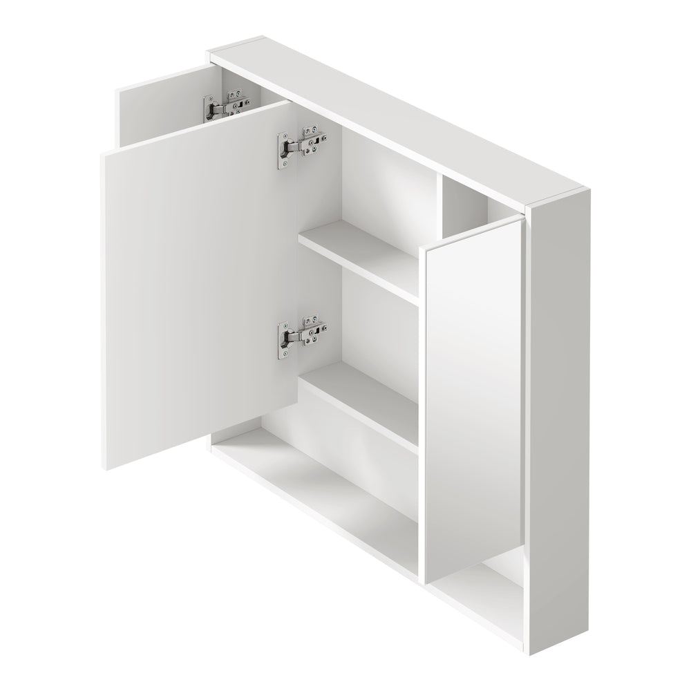 Welba Bathroom Mirror Cabinet LED Wall Storage 900x750mm-Bathroom Cabinet-PEROZ Accessories