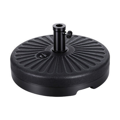 Instahut Outdoor Umbrella Base Weight Round Plastic Pole Holder 30-48mm Beach-Home &amp; Garden &gt; Shading &gt; Umbrellas &amp; Sunshades-PEROZ Accessories