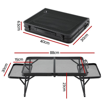 Weisshorn Camping Table Mesh Desktop Lightweight Portable Outdoor Folding Grill Desk-Outdoor Recreation > Camping > Camping Appliances-PEROZ Accessories