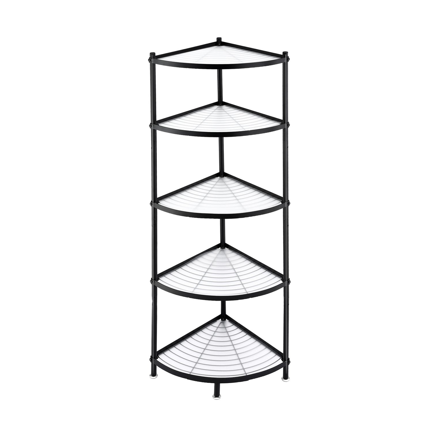 Artiss 5-Tier Kitchen Corner Shelf Rack Stand Microwave Metal Storage Shelves-Appliances > Kitchen Appliances > Kitchen Appliance Accessories-PEROZ Accessories