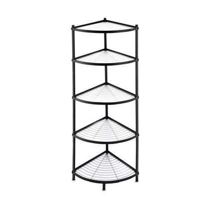 Artiss 5-Tier Kitchen Corner Shelf Rack Stand Microwave Metal Storage Shelves-Appliances > Kitchen Appliances > Kitchen Appliance Accessories-PEROZ Accessories