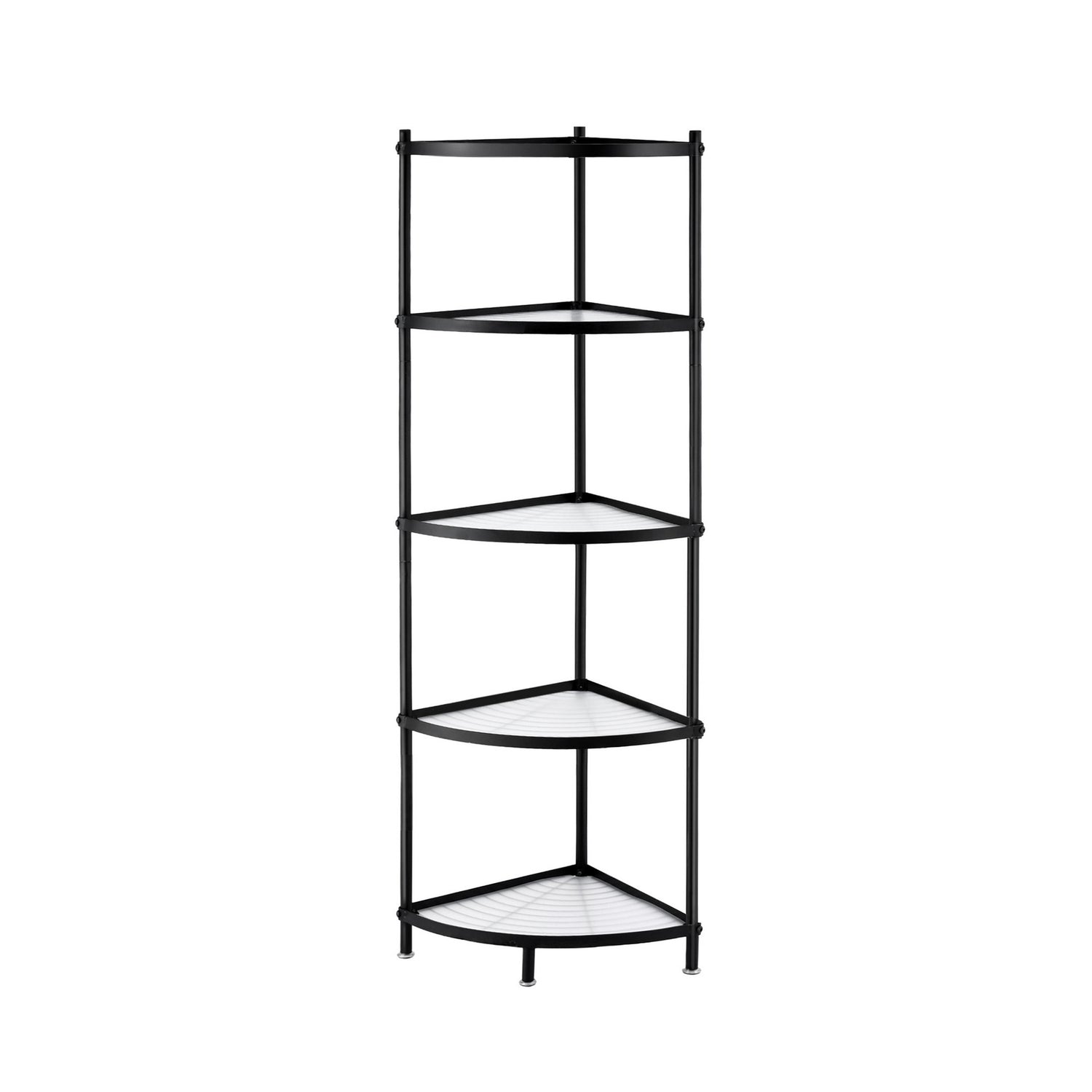 Artiss 5-Tier Kitchen Corner Shelf Rack Stand Microwave Metal Storage Shelves-Appliances > Kitchen Appliances > Kitchen Appliance Accessories-PEROZ Accessories
