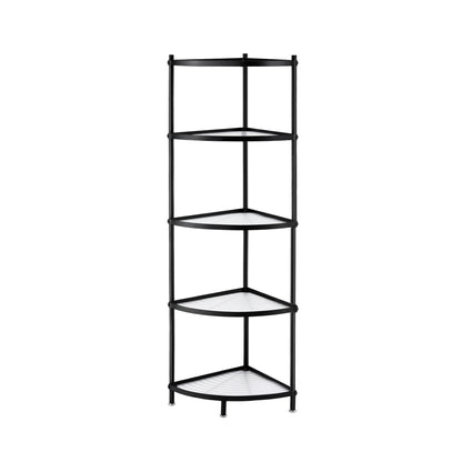 Artiss 5-Tier Kitchen Corner Shelf Rack Stand Microwave Metal Storage Shelves-Appliances > Kitchen Appliances > Kitchen Appliance Accessories-PEROZ Accessories