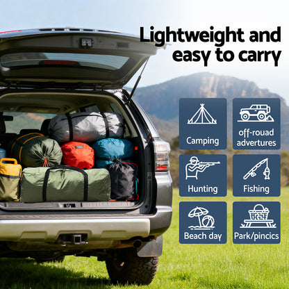 Weisshorn Camping Tent Car SUV Rear Hatchback Tents Canopy Portable Outdoor Family green-Outdoor Recreation &gt; Camping &gt; Tents-PEROZ Accessories