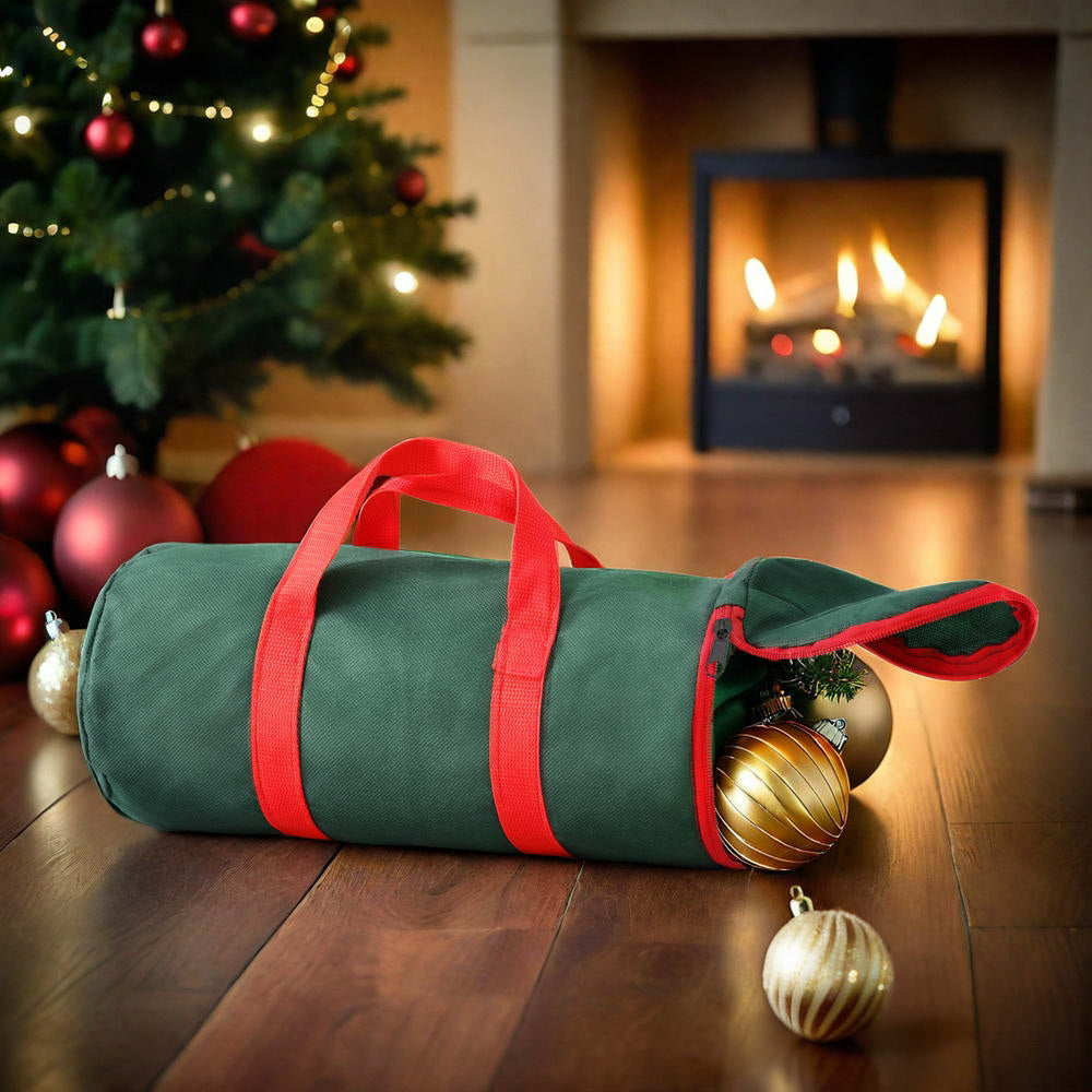 Jingle Jollys Christmas Baubles Storage Bag Xmas Ornaments Bag Container Green-Home &amp; Garden > Storage > Clothing &amp; Wardrobe Storage-PEROZ Accessories