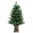 Jingle Jollys Christmas Tree 1.2M LED Potted Xmas Tree Party Decor 8 Light Modes-Occasions > Christmas > Christmas Trees-PEROZ Accessories