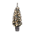 Jingle Jollys Christmas Tree 1.2M Potted Snowy Xmas Tree-Occasions > Christmas > Christmas Trees-PEROZ Accessories