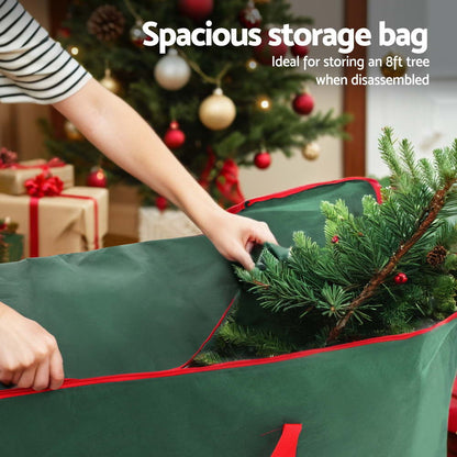 Jingle Jollys Christmas Tree Storage Bag Fits Up to 8ft Tree Xmas Bag Green-Home &amp; Garden > Storage > Clothing &amp; Wardrobe Storage-PEROZ Accessories