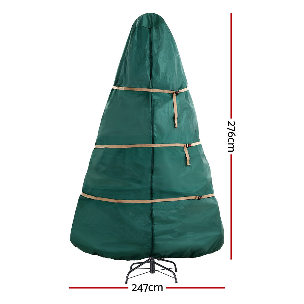 Jingle Jollys Christmas Tree Storage Bag Fits Up to 9ft Tree Xmas Bag Green-Occasions &gt; Christmas &gt; Christmas Decorations-PEROZ Accessories