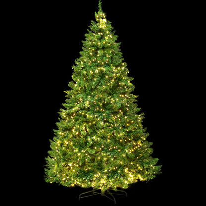 Jingle Jollys Christmas Tree 2.1m Xmas Tree Decoration 8 Light Mode Multi Colour-Christmas Trees-PEROZ Accessories