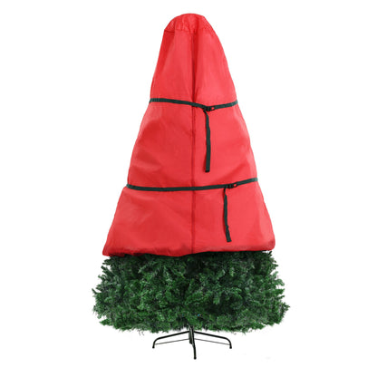 Jingle Jollys 2.4m Pre-Lit Christmas Tree 1488 LED Green with Red Storage Bag-Occasions > Christmas > Christmas Trees-PEROZ Accessories