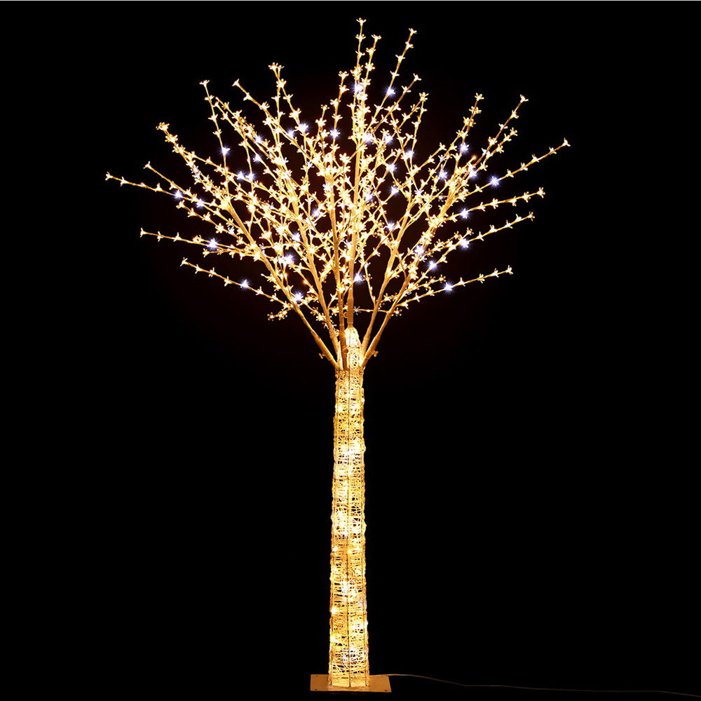 Jingle Jollys Christmas Tree 2.1m 780 LED Lights Cherry Blossom Trees Xmas Decor-Occasions &gt; Christmas &gt; Christmas Trees-PEROZ Accessories