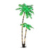 Jingle Jollys Christmas Tree 2.1m LED Lighted Xmas Palm Trees Party Decorations-Occasions > Christmas > Outdoor Decorations & Lights-PEROZ Accessories