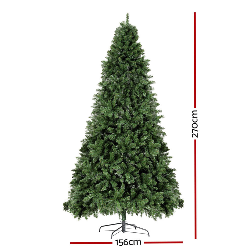 Jingle Jollys Christmas Tree 2.7M LED Xmas Tree Party Decorations 2590 Tips-Occasions &gt; Christmas &gt; Christmas Trees-PEROZ Accessories