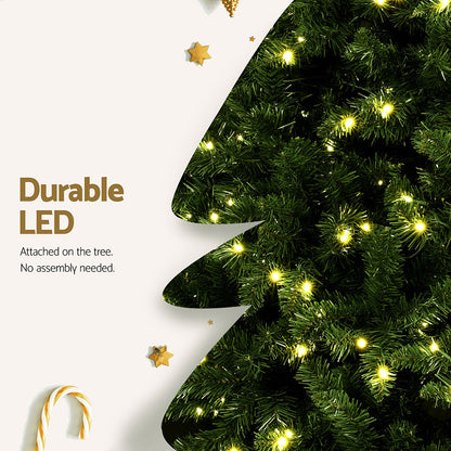 Jingle Jollys Christmas Tree 2.7M LED Xmas Tree Party Decorations 2590 Tips-Occasions &gt; Christmas &gt; Christmas Trees-PEROZ Accessories