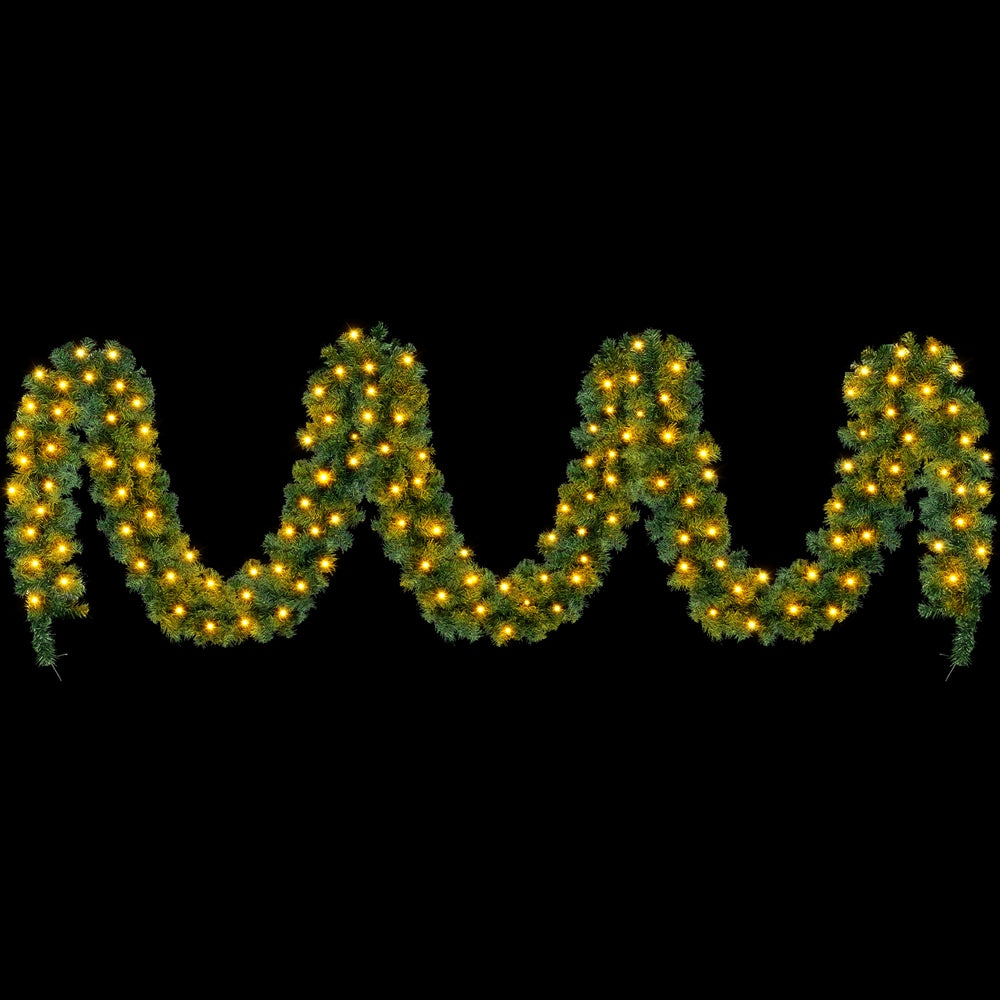 Jingle Jollys 10M Christmas Garland LED Lights Party Xmas Decorations 700 TIPS-Occasions &gt; Christmas &gt; Christmas Wreaths &amp; Garlands-PEROZ Accessories
