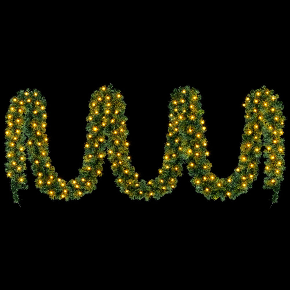 Jingle Jollys 20M Christmas Garland LED Lights Party Xmas Decorations 1400 Tips-Occasions &gt; Christmas &gt; Christmas Wreaths &amp; Garlands-PEROZ Accessories