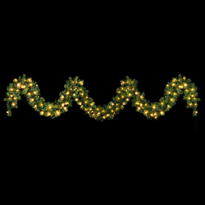 Jingle Jollys 5M Christmas Garland LED Lights Party Xmas Decorations 380 TIPS-Occasions &gt; Christmas &gt; Christmas Wreaths &amp; Garlands-PEROZ Accessories