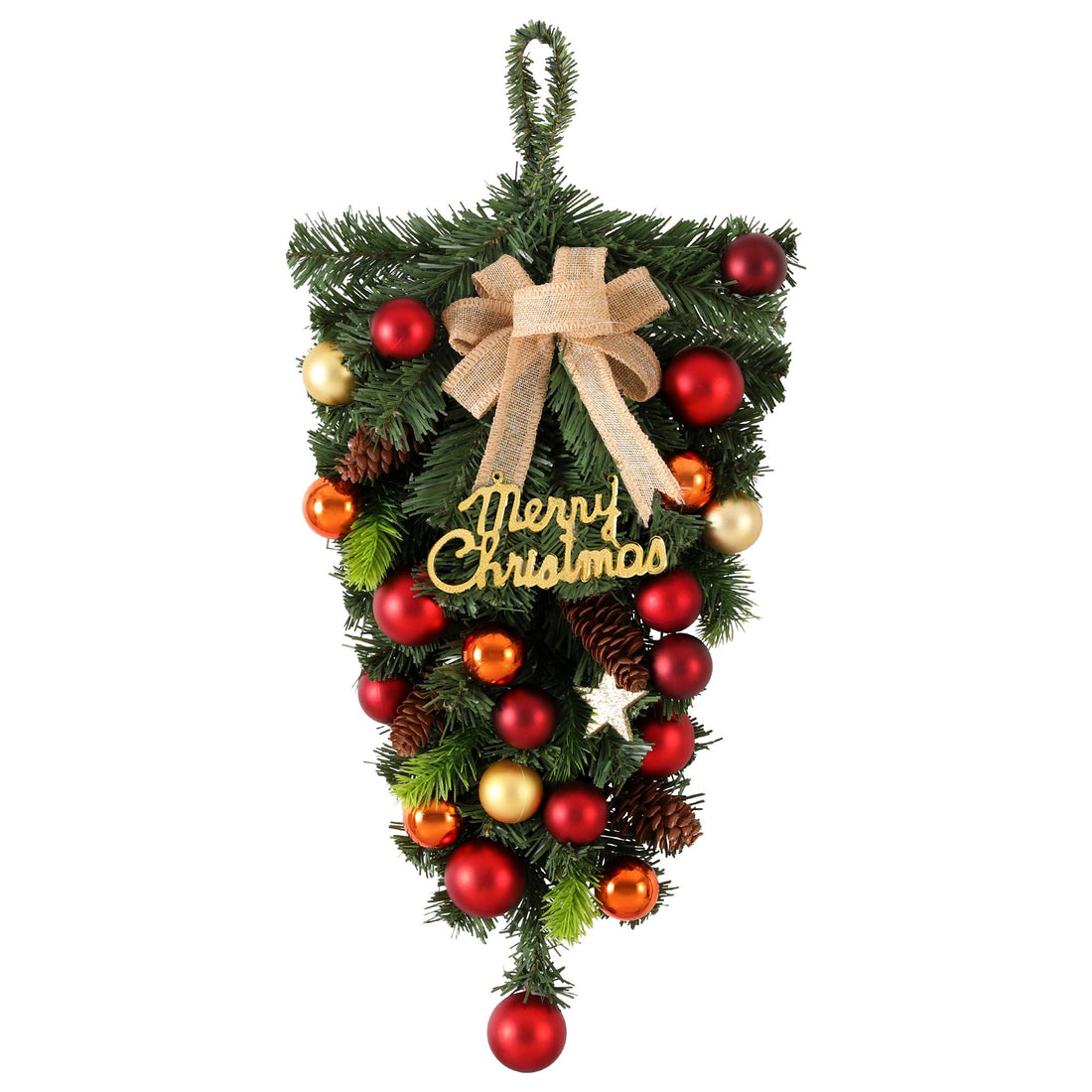 Jingle Jollys Hanging Christmas Garland 50CM Ornaments Party Decorations-Occasions > Christmas > Christmas Wreaths &amp; Garlands-PEROZ Accessories