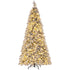 Jingle Jollys Christmas Tree 2.1m Flocking Pencil Tree LED Xmas 860 Tips White-Occasions > Christmas > Christmas Trees-PEROZ Accessories