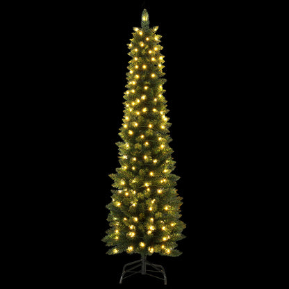 Jingle Jollys Christmas Tree 1.8m Pre-Lit 200 LED Lights Xmas Tree Decorations-Christmas Trees-PEROZ Accessories