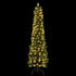 Jingle Jollys Christmas Tree 1.8m Pre-Lit 200 LED Lights Xmas Tree Decorations-Christmas Trees-PEROZ Accessories