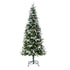Jingle Jollys Christmas Tree 190cm Pine Cones LED Flocking Xmas Tree 680 Tips-Occasions > Christmas > Christmas Trees-PEROZ Accessories