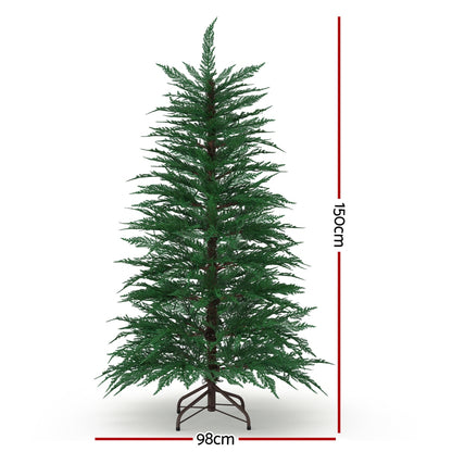 Jingle Jollys Christmas Tree 1.5M LED Xmas Tree Sparse 263 Tips Party Decoration-Occasions &gt; Christmas &gt; Christmas Trees-PEROZ Accessories