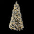 Jingle Jollys Christmas Tree 2.1m Snow Flocked LED Xmas Decoration 8 Light Modes-Occasions > Christmas > Christmas Trees-PEROZ Accessories