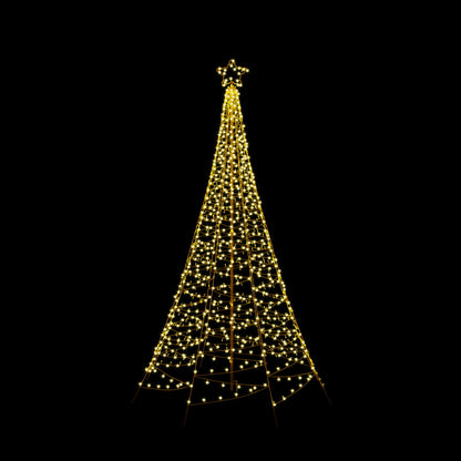 Jingle Jollys Solar Christmas Tree 2.1m 320 LED Net Lights Xmas Trees Decoration-Occasions &gt; Christmas &gt; Outdoor Decorations &amp; Lights-PEROZ Accessories