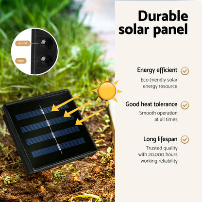 Jingle Jollys Solar Christmas Tree 2.1m 320 LED Net Lights Xmas Trees Decoration-Occasions &gt; Christmas &gt; Outdoor Decorations &amp; Lights-PEROZ Accessories