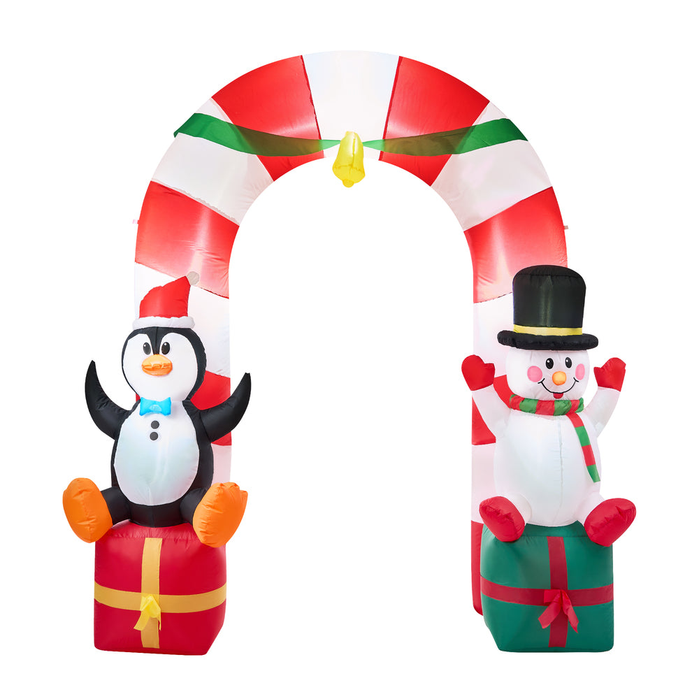 Tinseltown 2.6M Christmas Inflatable Archway with LED Light-Christmas Inflatable-PEROZ Accessories