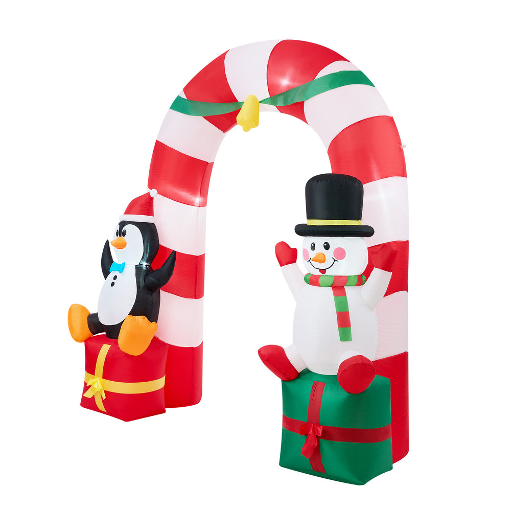 Tinseltown 2.6M Christmas Inflatable Archway with LED Light-Christmas Inflatable-PEROZ Accessories
