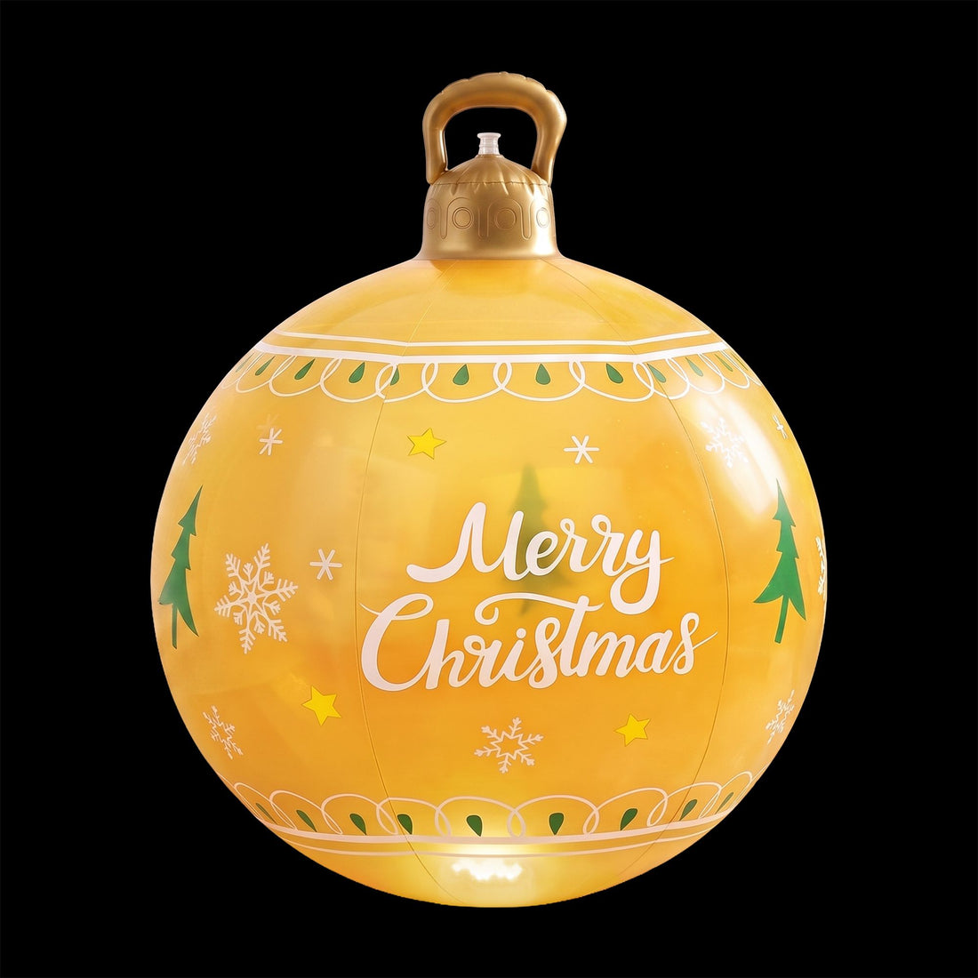 Jingle Jollys Christmas Inflatable Ball 60cm Led Illuminated Xmas Decoration-Christmas Inflatables-PEROZ Accessories