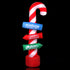 Jingle Jollys Christmas Inflatable Candy Pole 2.4M Illuminated Decorations-Occasions > Christmas > Christmas Decorations-PEROZ Accessories