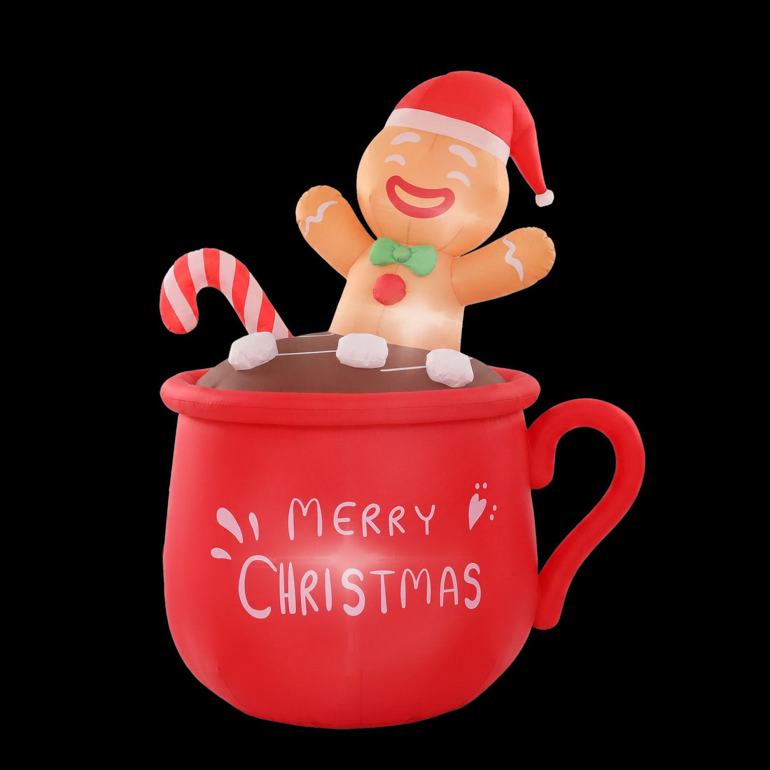Jingle Jollys Christmas Inflatable Cup 1.8M Height LED Outdoor Decorations Illuminated-Occasions > Christmas > Outdoor Decorations &amp; Lights-PEROZ Accessories