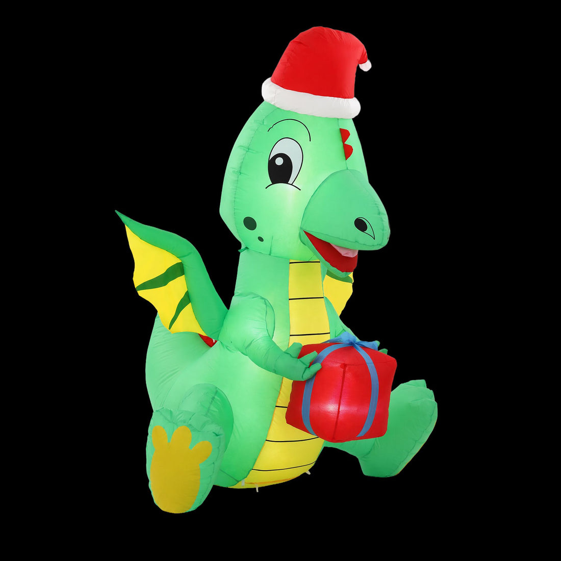 Jingle Jollys Christmas Inflatable Dragon 1.8M Height LED Outdoor Decorations Illuminated-Occasions > Christmas > Outdoor Decorations &amp; Lights-PEROZ Accessories