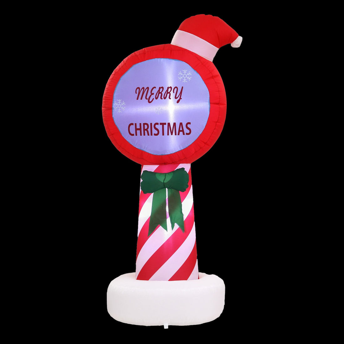 Jingle Jollys Christmas Inflatable Pole 1.8M Height LED Outdoor Decorations Illuminated-Occasions > Christmas > Outdoor Decorations &amp; Lights-PEROZ Accessories