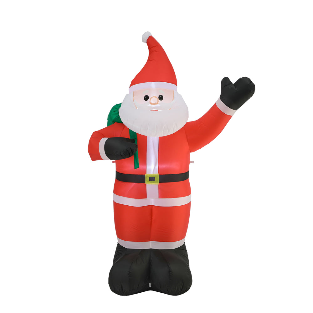 Mazam Christmas Santa Claus Inflatable with LED Lights-Christmas Inflatable-PEROZ Accessories