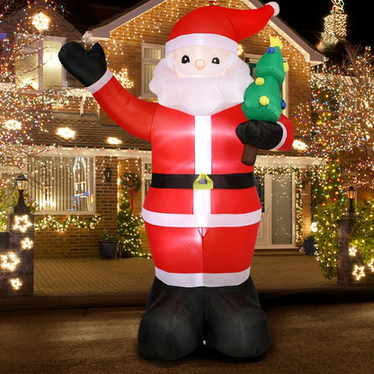Mazam Christmas Inflatable Santa Claus with LED Lights 360cm-Christmas Inflatable-PEROZ Accessories