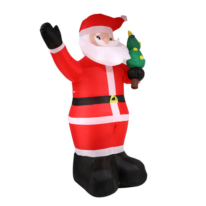 Mazam Christmas Inflatable Santa Claus with LED Lights 360cm-Christmas Inflatable-PEROZ Accessories