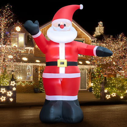 Tinseltown Christmas Inflatable 5M Santa Claus with LED Light-Christmas Inflatable-PEROZ Accessories
