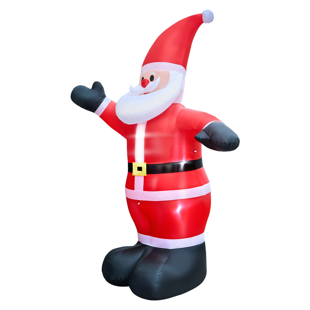 Tinseltown Christmas Inflatable 5M Santa Claus with LED Light-Christmas Inflatable-PEROZ Accessories