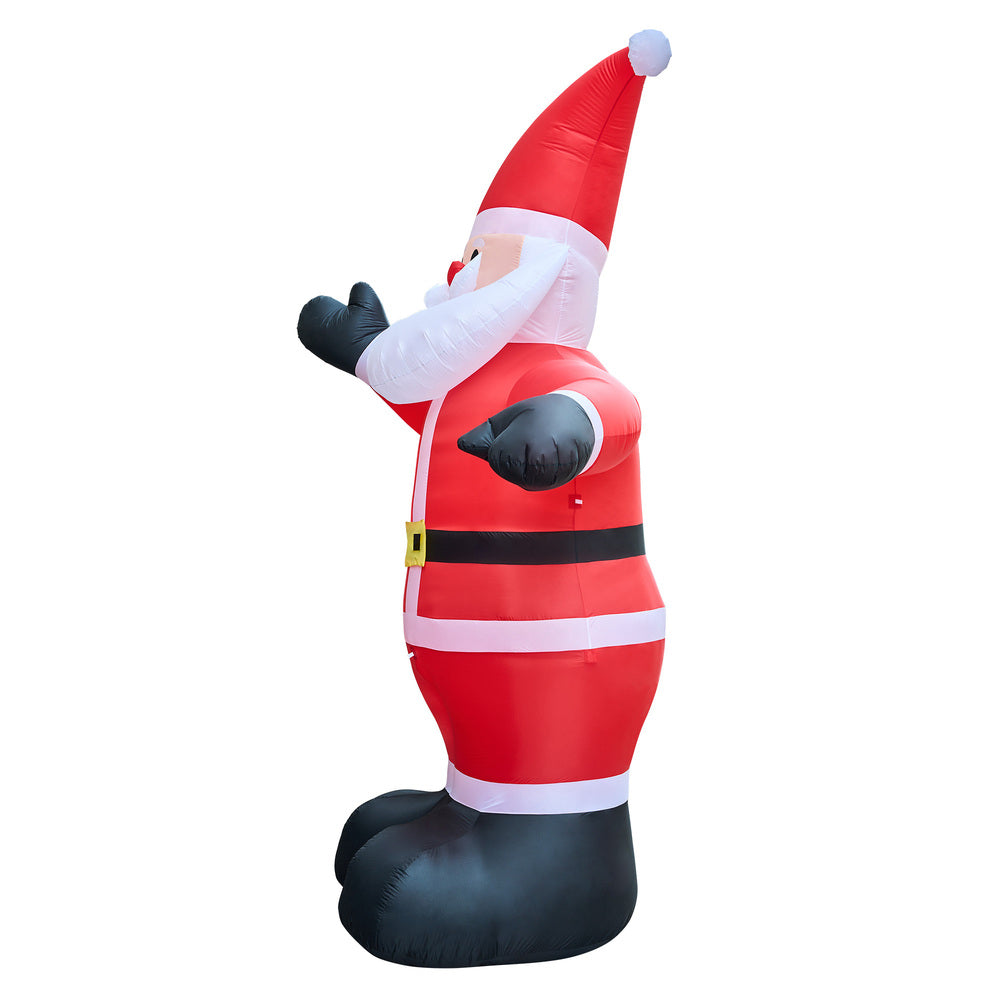 Tinseltown Christmas Inflatable 5M Santa Claus with LED Light-Christmas Inflatable-PEROZ Accessories
