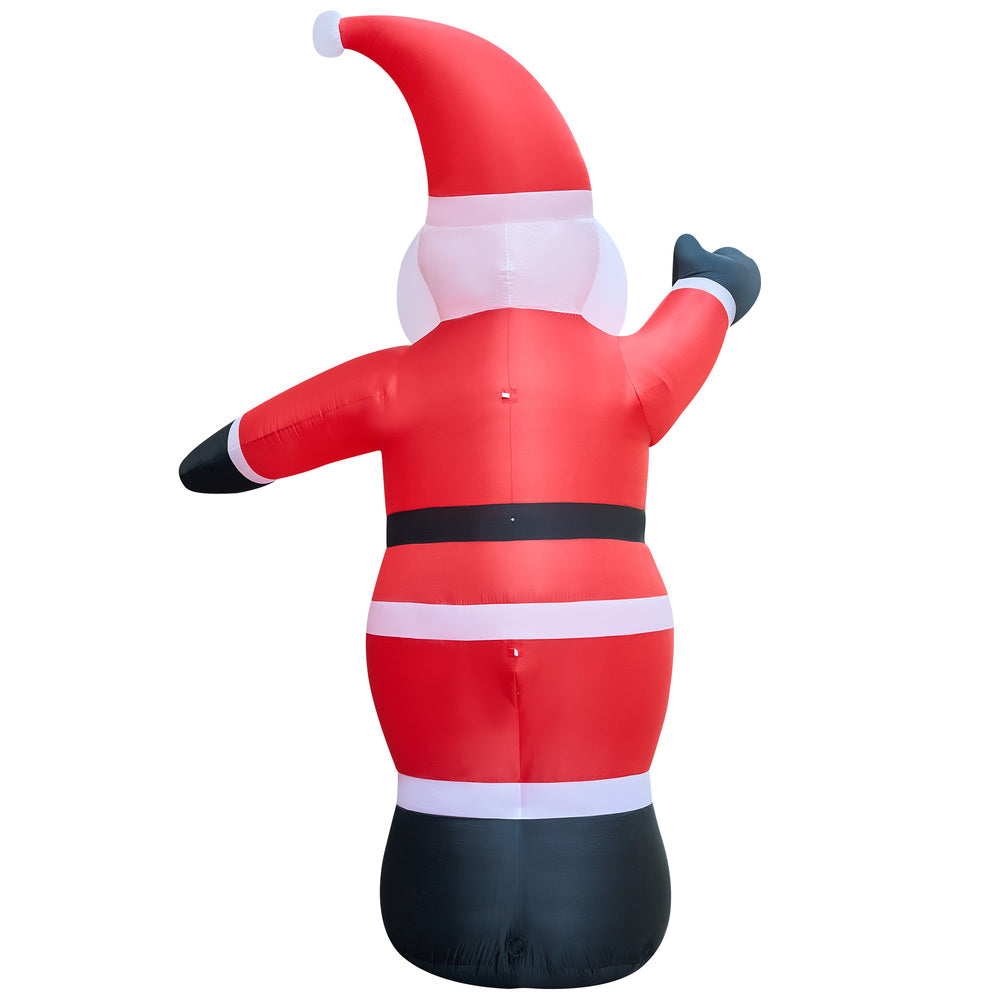Tinseltown Christmas Inflatable 5M Santa Claus with LED Light-Christmas Inflatable-PEROZ Accessories