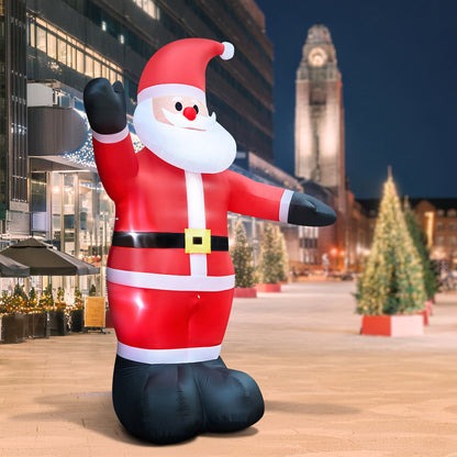 Tinseltown Christmas Inflatable 5M Santa Claus with LED Light-Christmas Inflatable-PEROZ Accessories